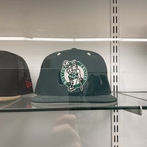 Boston Celtics flat rim hat